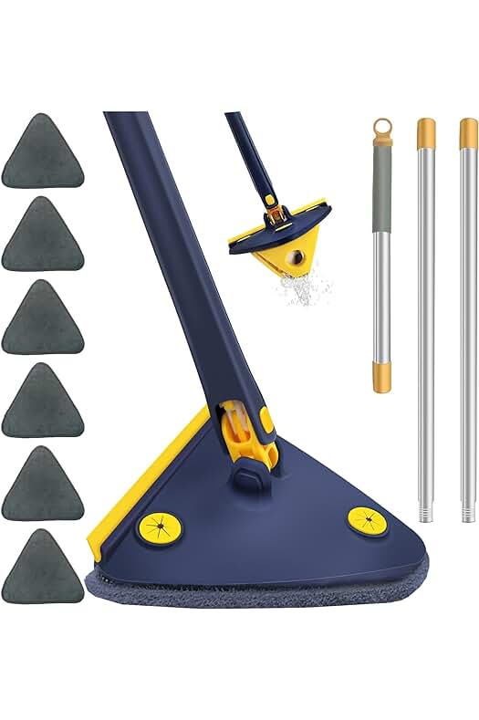 Mopa Triangular Ajustable para una Limpieza Eficaz y Conveniente en el Hogar