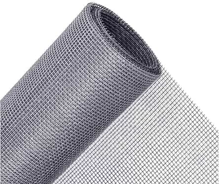 Mosquitera de Fibra de Vidrio Gris para Puertas y Ventanas (120 x 300 cm)