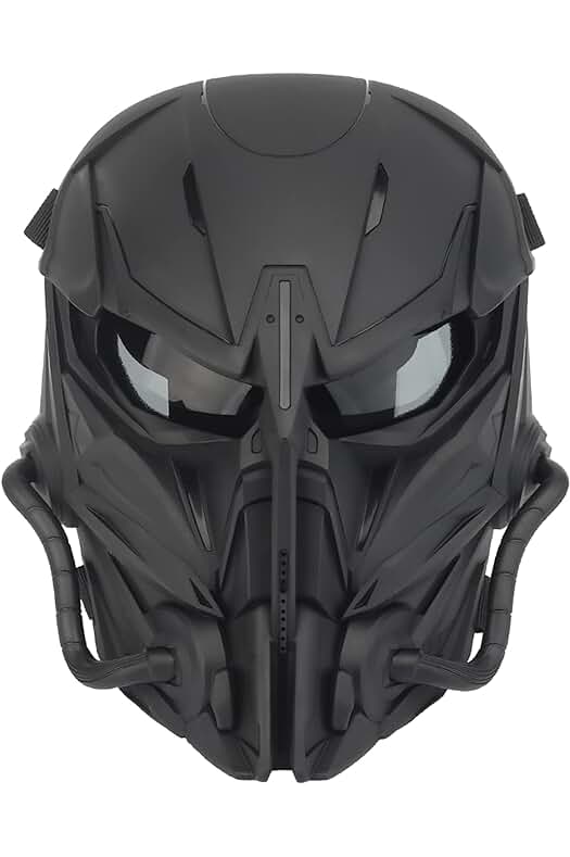 Máscara táctica Airsoft: Protección facial completa para juegos de guerra y eventos de disfraces.