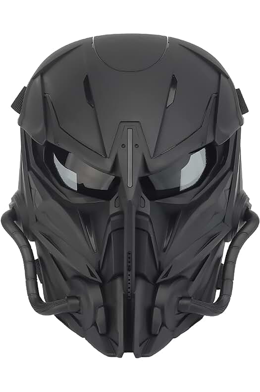 Máscara táctica de Airsoft: Protección facial completa para paintball, caza, tiro y juego CS Cosplay.