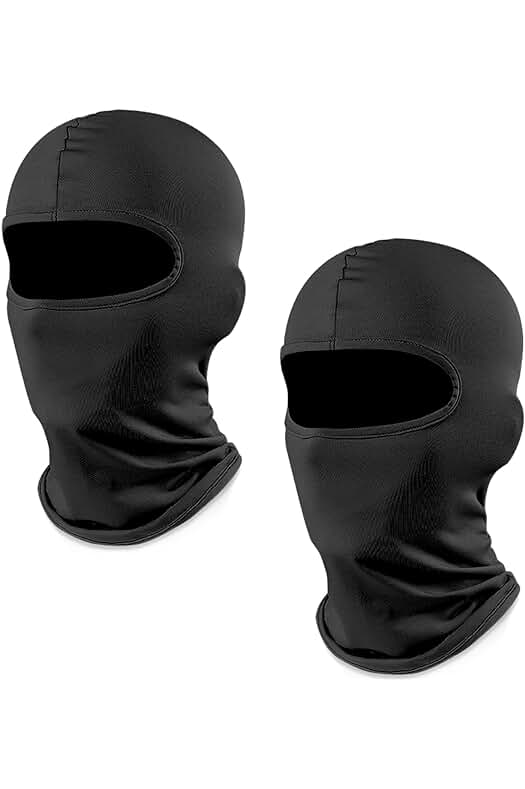 Máscaras a prueba de viento para actividades al aire libre y ciclismo, protección UV (paquete de 2)