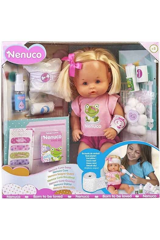 Muñeca Nenuco Médico: Juega a ser doctor con tu bebé y el kit médico incluido.
