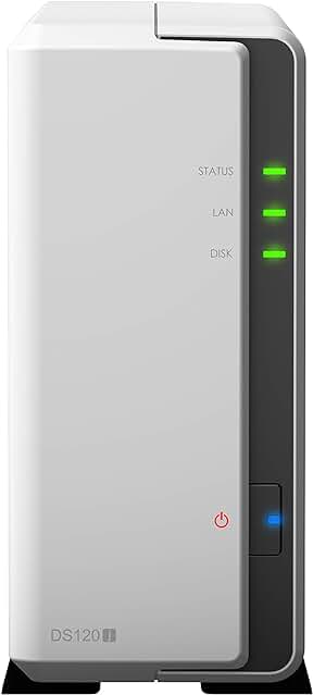 NAS Synology DiskStation DS120j: almacenamiento potente y seguro para tus datos