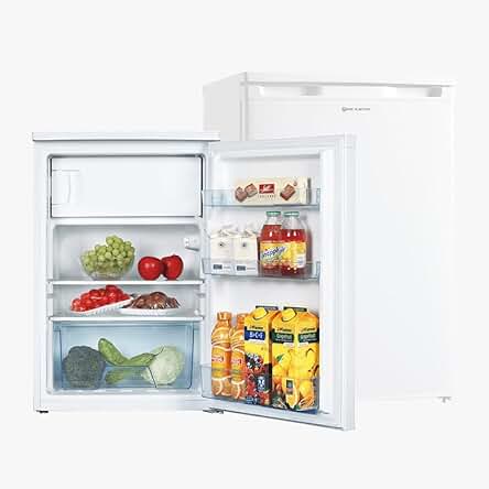 Nevera pequeña bajo encimera con congelador y puerta reversible | EAS ELECTRIC SMART TECHNOLOGY EMR85Z1