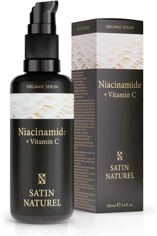 Niacinamida + Vitamina C + Ácido Hialurónico - Suero Facial Antimanchas y Antiarrugas