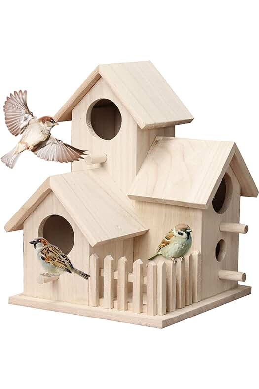 Nido de Pájaros de Madera para Jardín: Refugio Natural para tus Amigos Alados