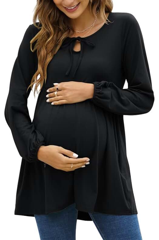 Nueva camiseta de maternidad para mujer, cómoda y elegante para tu embarazo