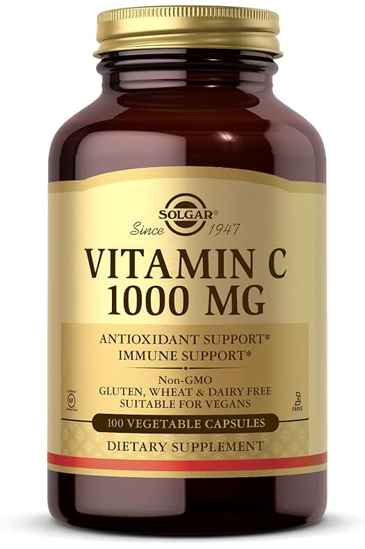 Nueva fórmula de Vitamina C: refuerza tu sistema inmunológico en cápsulas vegetales de 1000 mg