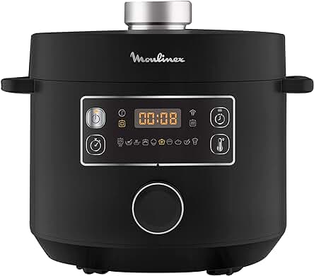 Nueva Olla a Presión Eléctrica Moulinex - Potente, Versátil y Fácil de Usar