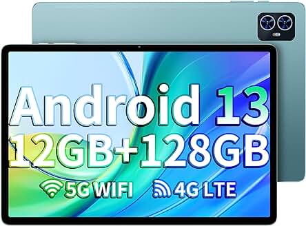 Nueva Tablet Android TECLAST M50 con Pantalla de 10.1 Pulgadas, 4G LTE+5G WiFi y 12GB RAM