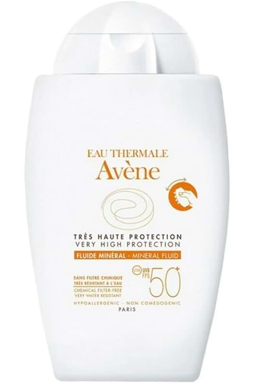 Nueva título: Avene - Protección solar mineral SPF 50, 40 ml.