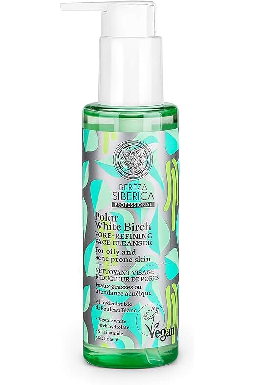 Nueva  Limpiador facial refinador de poros Natura Siberica Bereza - 4.90 fl oz