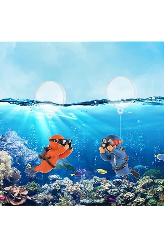 Nueva vida submarina: Adornos flotantes para acuarios que encantarán a tus peces