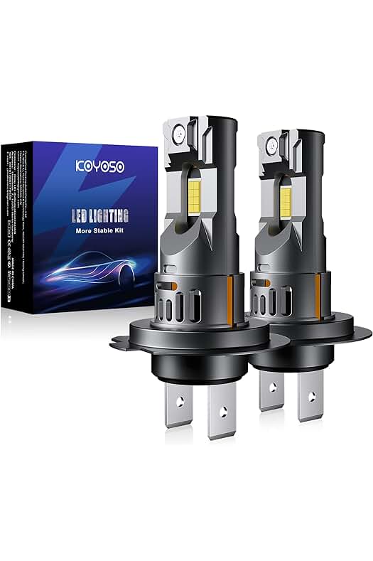 Nuevas bombillas H7 LED de KOYOSO - Mejora tu visibilidad con 55W y 15000LM