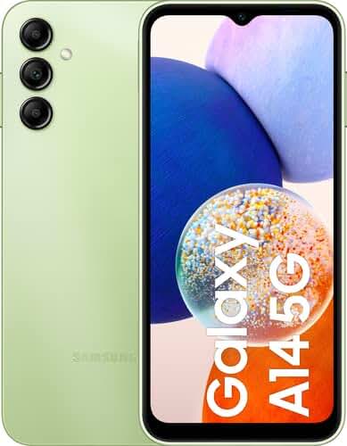 Nuevo Samsung Galaxy A14 5G: velocidad y capacidad de almacenamiento mejorados en color verde