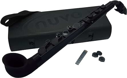 Nuevo Saxofón Nuvo jSax 2.0 en Negro: el instrumento perfecto para tus melodías negras.