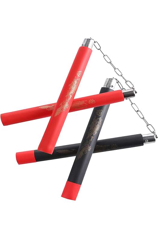 Nunchakus de Espuma: Pack de 2 unidades para entrenamiento en artes marciales