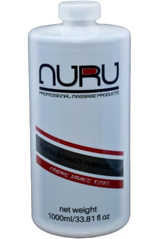 NURU Gel Platinum: El Gel de Masaje Multiusos de 1000 ml más efectivo y versátil