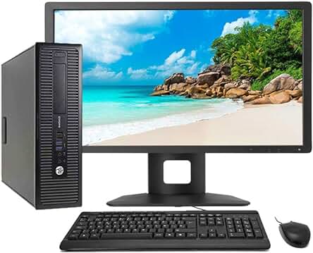 Ordenador de sobremesa HP EliteDesk 800 G1 con pantalla TFT de 23 - Reacondicionado.