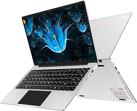 Ordenador Portátil WOZIFAN 14" con Win 11, SSD de 256GB y expansión de 1TB.