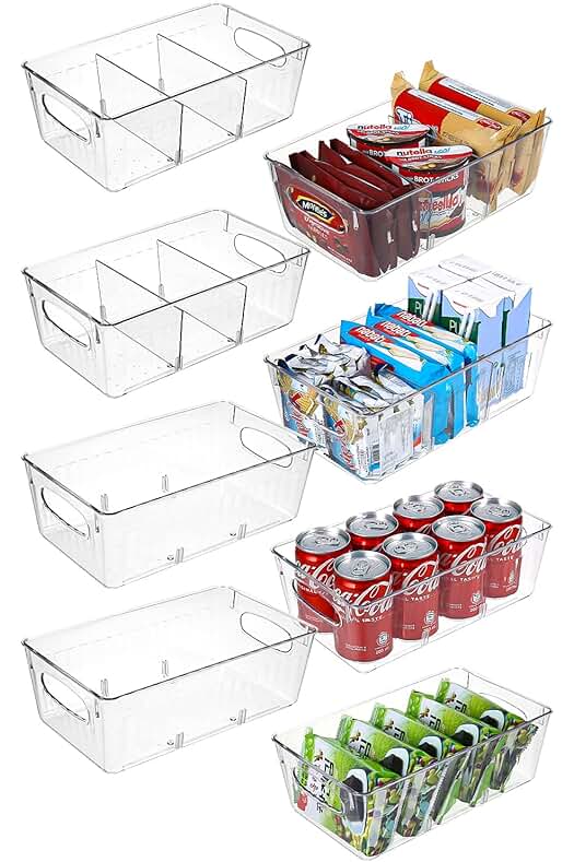 Organizador Cocina Transparente: Práctico y Versátil Sistema de Almacenamiento para tu Cocina