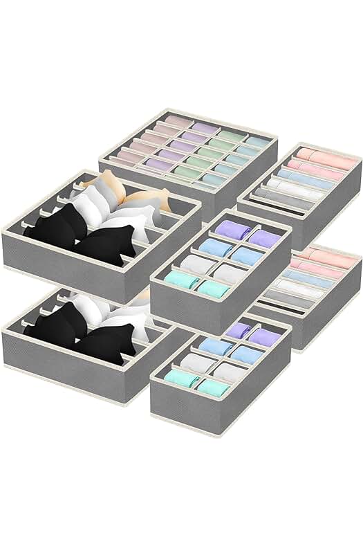 Organizador de Almacenamiento Plegable para Ropa Interior, Calcetines, Corbatas, Bufandas y Pantalones de Pijama
