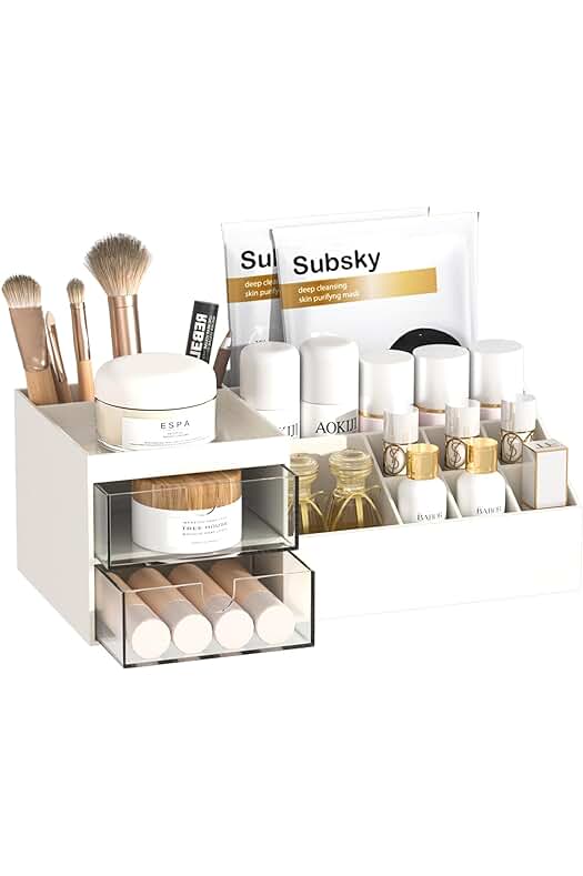 Organizador de Maquillaje Subsky con cajones para una mejor organización y almacenamiento cosmético.