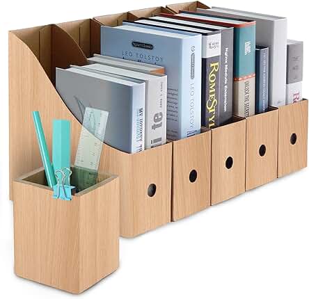 Organizador de Revistas de Papel - Solución de Almacenamiento para Oficinas y Hogar.