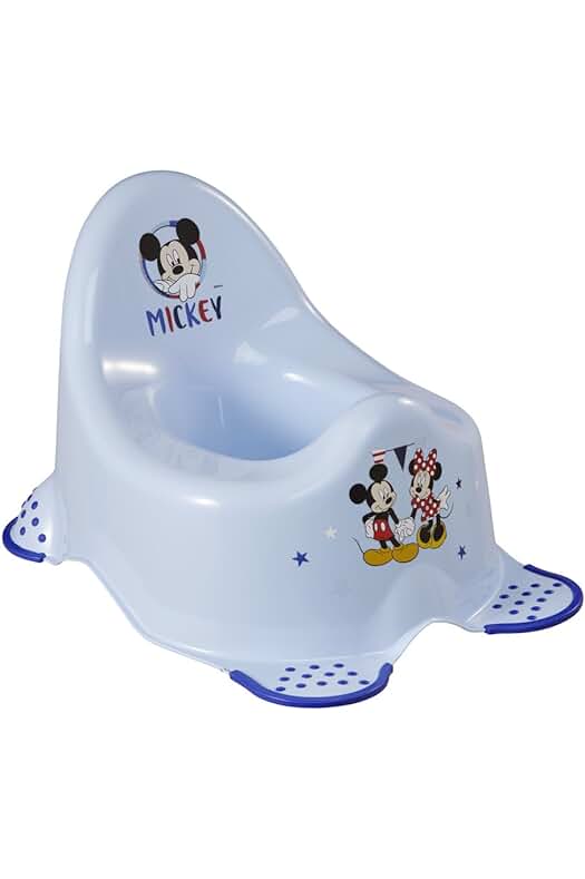 Orinal antideslizante Mickey Mouse, ideal para niños de 18 meses a 3 años