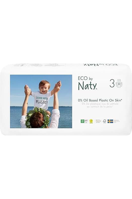 Pañales ecológicos para bebé - Protección natural y suave para la piel del bebé.