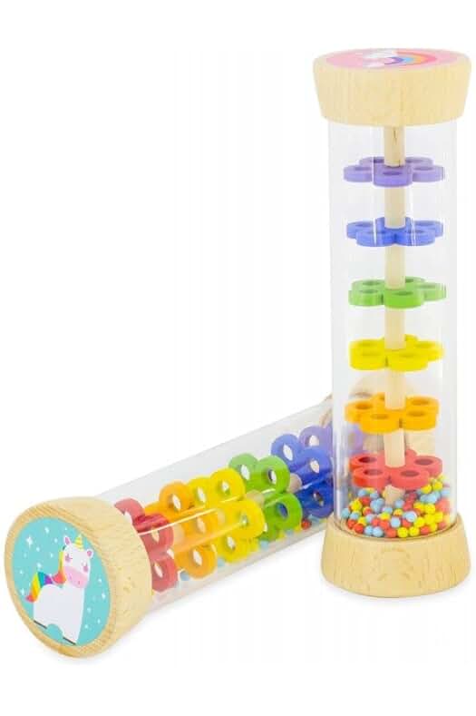Pack de 12 Coloridos Batones de Lluvia para Bebés y Primera Infancia