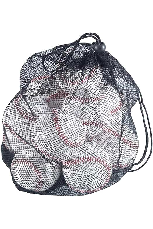 Pack de 12 pelotas de béisbol sin marcar para práctica de bateo - Tebery