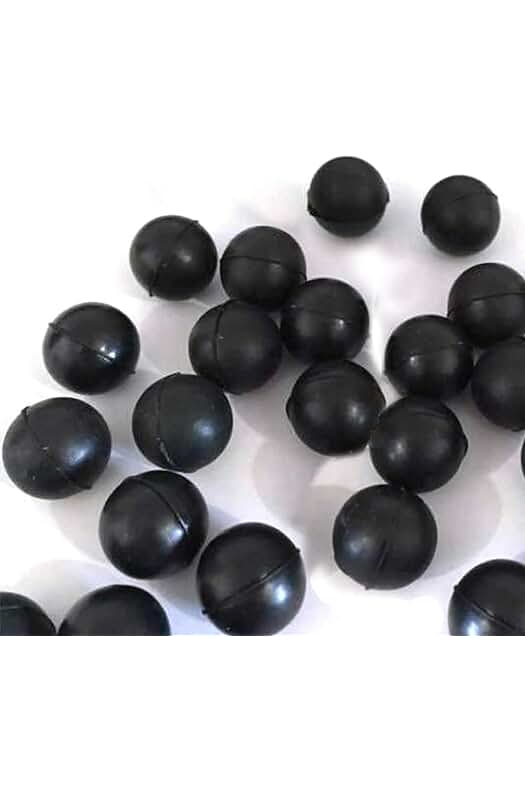 Pack de 120 Pelotas de Goma Reutilizables para Paintball - Calibre .68