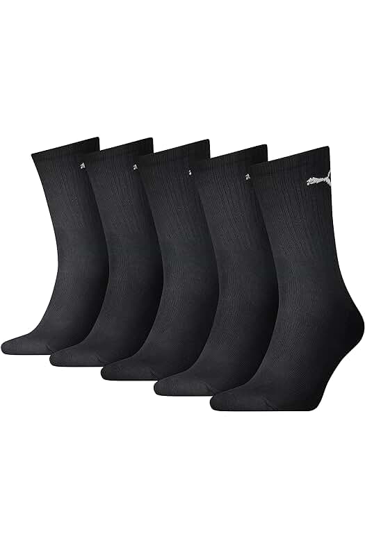 Pack de 5 Calcetines Puma Unisex Adulto: Comodidad y estilo para tus pies.