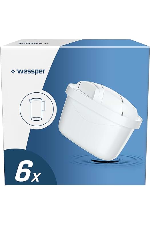 Pack de 6 cartuchos de filtro de agua Brita Maxtra+ para una filtración óptima