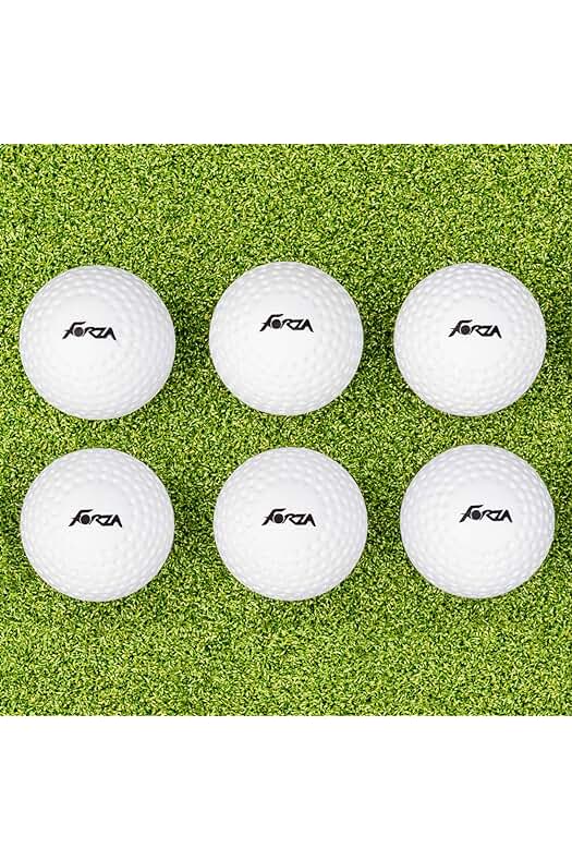 Pack de 6 Pelotas de Hockey Blancas Homologadas por la FIH - FORZA