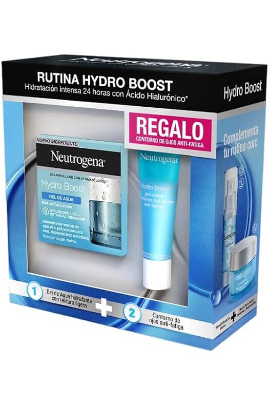 Pack de Hidratante Facial y Contorno de Ojos Neutrogena Hydro Boost, para pieles normales a mixtas.