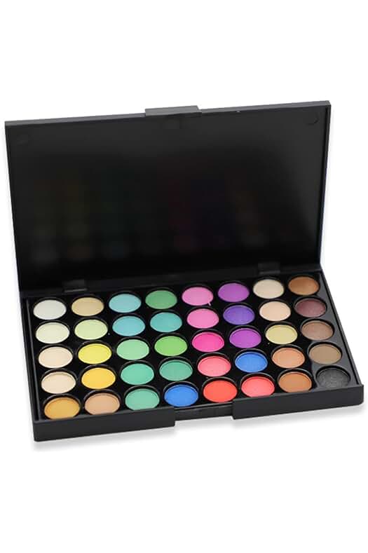 Paleta de sombras de ojos de 40 colores, Sombras de Ojos Brillantes - Rainbow Fusion.