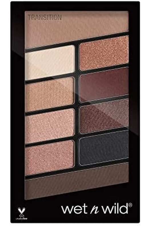 Paleta de sombras de ojos: Nude Awakening - 10 colores para un look natural y versátil.