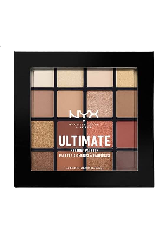 Paleta de sombras de ojos Ultimate Shadow Palette - Warm Neutrals: Pigmentos compactos y versátiles.