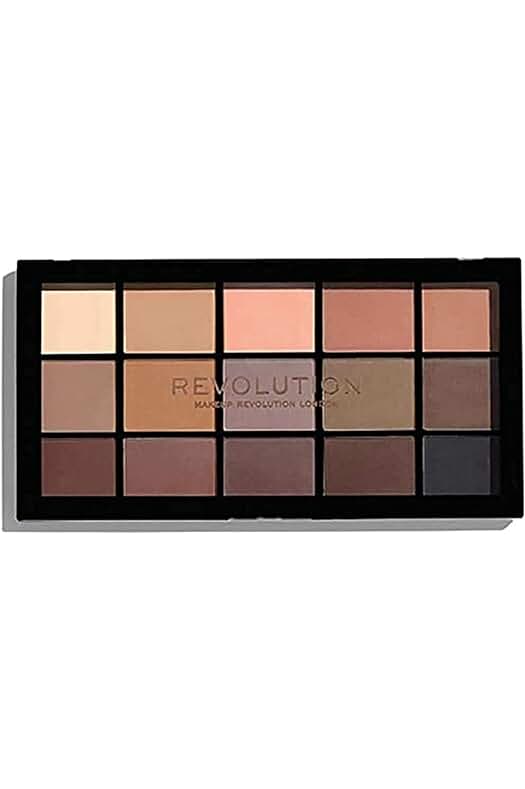 Paleta de sombras mate básicas recargables de Makeup Revolution