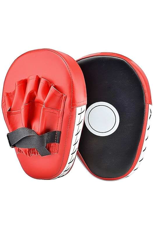 Paos de Entrenamiento de Boxeo COZYSWAN - Manoplas de Poliuretano en Color Rojo