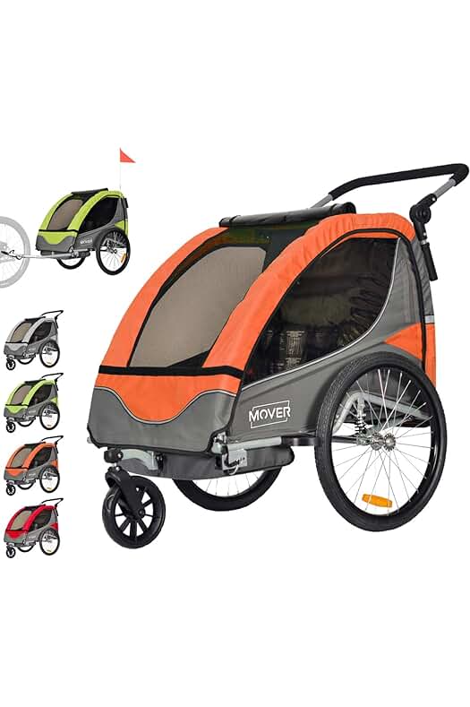 Papilioshop Mover: El remolque ideal para transportar a tus niños de manera segura.