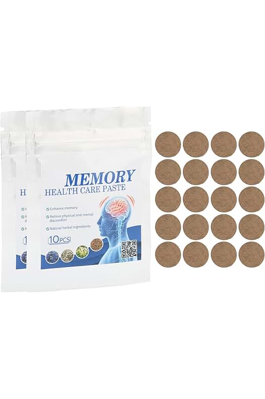 Parche de Mejora de Memoria de Salud con 20 Piezas para un Enfoque Mejorado.