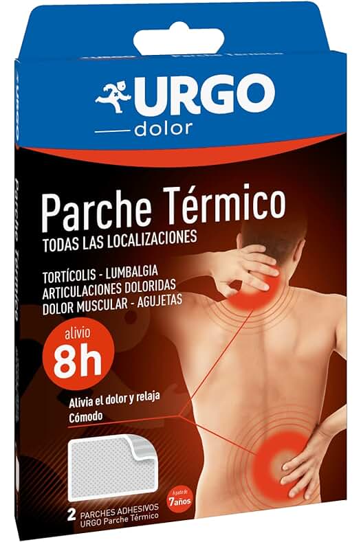 Parche térmico Urgo para aliviar el dolor muscular y articular - Pack con 2 parches
