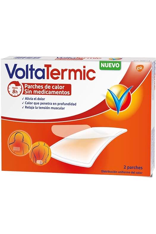 Parches de calor blancos de plástico para aliviar el dolor y relajar los músculos