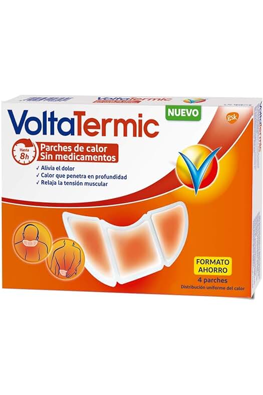 Parches de Calor Duraderos para Aliviar el Dolor sin Medicamentos, Paquete de 4 unidades.
