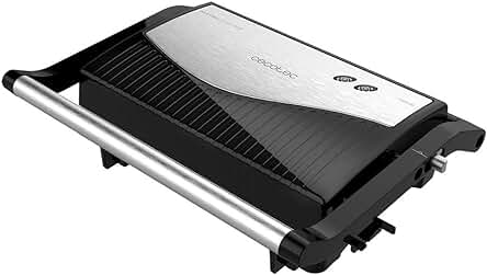 Parrilla Eléctrica RocknGrill 750 Full Open: La mejor opción para tus asados y sándwiches.