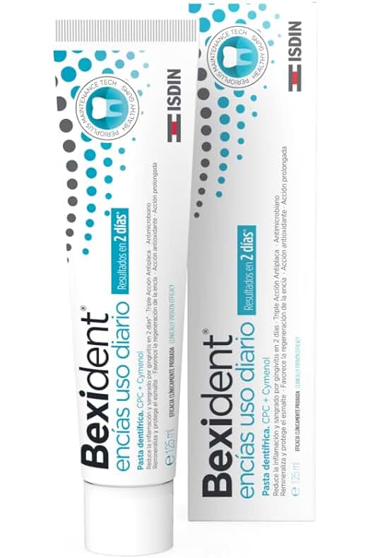 Pasta dentífrica ISDIN Bexident Encías Uso Diario: Reduce sangrado e inflamación por gingivitis en 2 días.