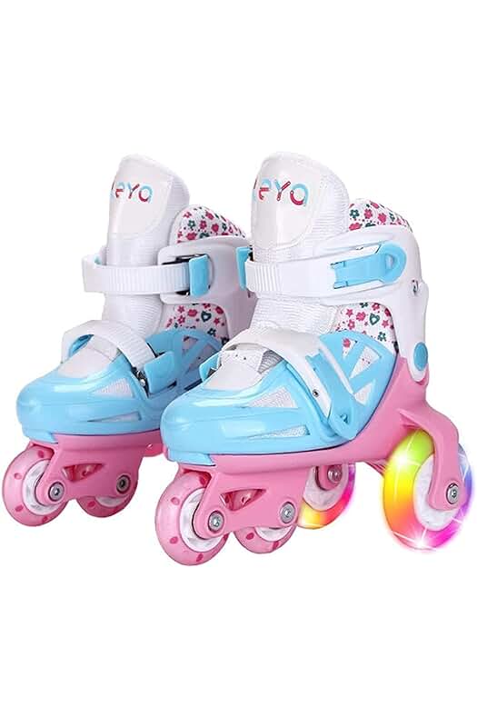 Patines en línea ajustables para niños: diversión sobre ruedas para los más pequeños.